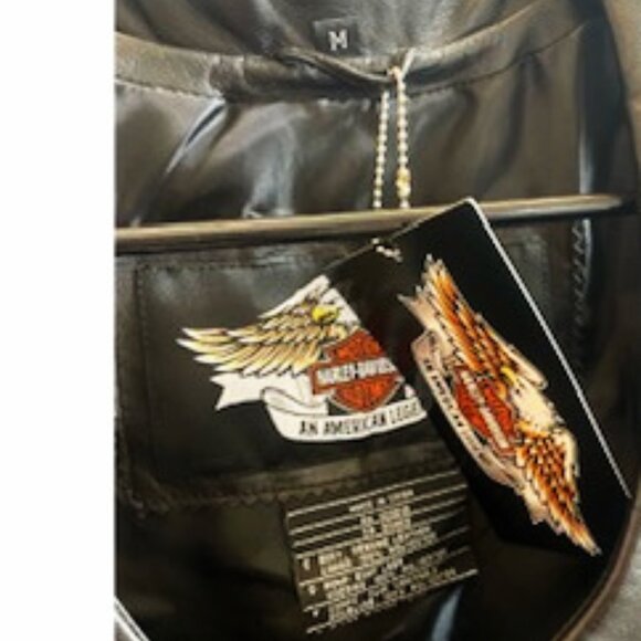 NWT*HARLEY DAVIDSON BUTTER SOFT BLACK VEST/TOP EMBELLISHED BACK! M - Picture 5 of 6